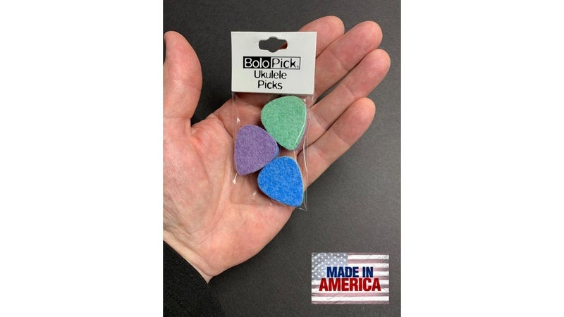 BoloPick Felt Picks for Ukulele 6 Pack (An Original Recipe) - Image 2